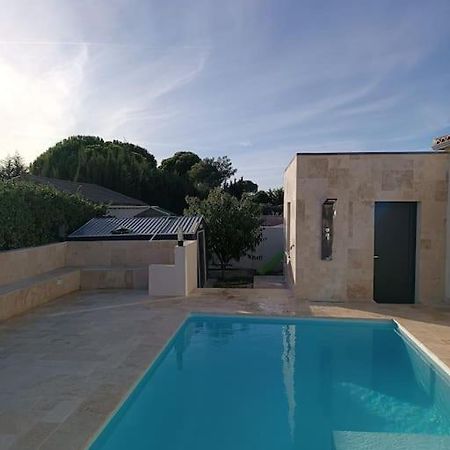 Charmant Studio Avec Piscine Villemoustaussou المظهر الخارجي الصورة